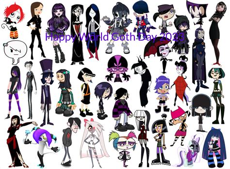 female goth characters in cartoons|emo female cartoon characters.